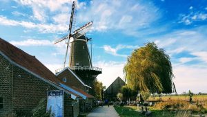 Fynn auf dem Premium Wanderweg Molenplas in den Niederlanden