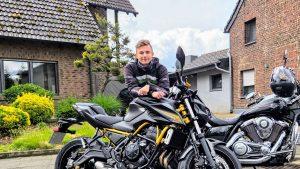 Fynntastisch Fynn auf seiner Z650S